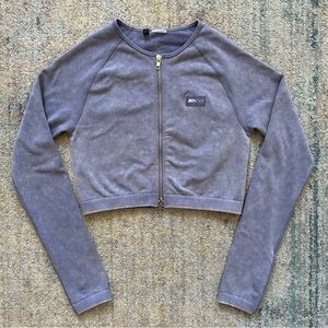 New Bo+Tee Long Sleeve Top Blue Size M